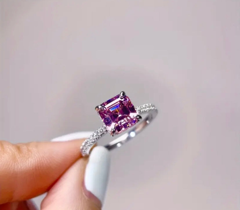 Anillo de Plata con Amatista – Intuición, Protección y Elegancia Espiritual