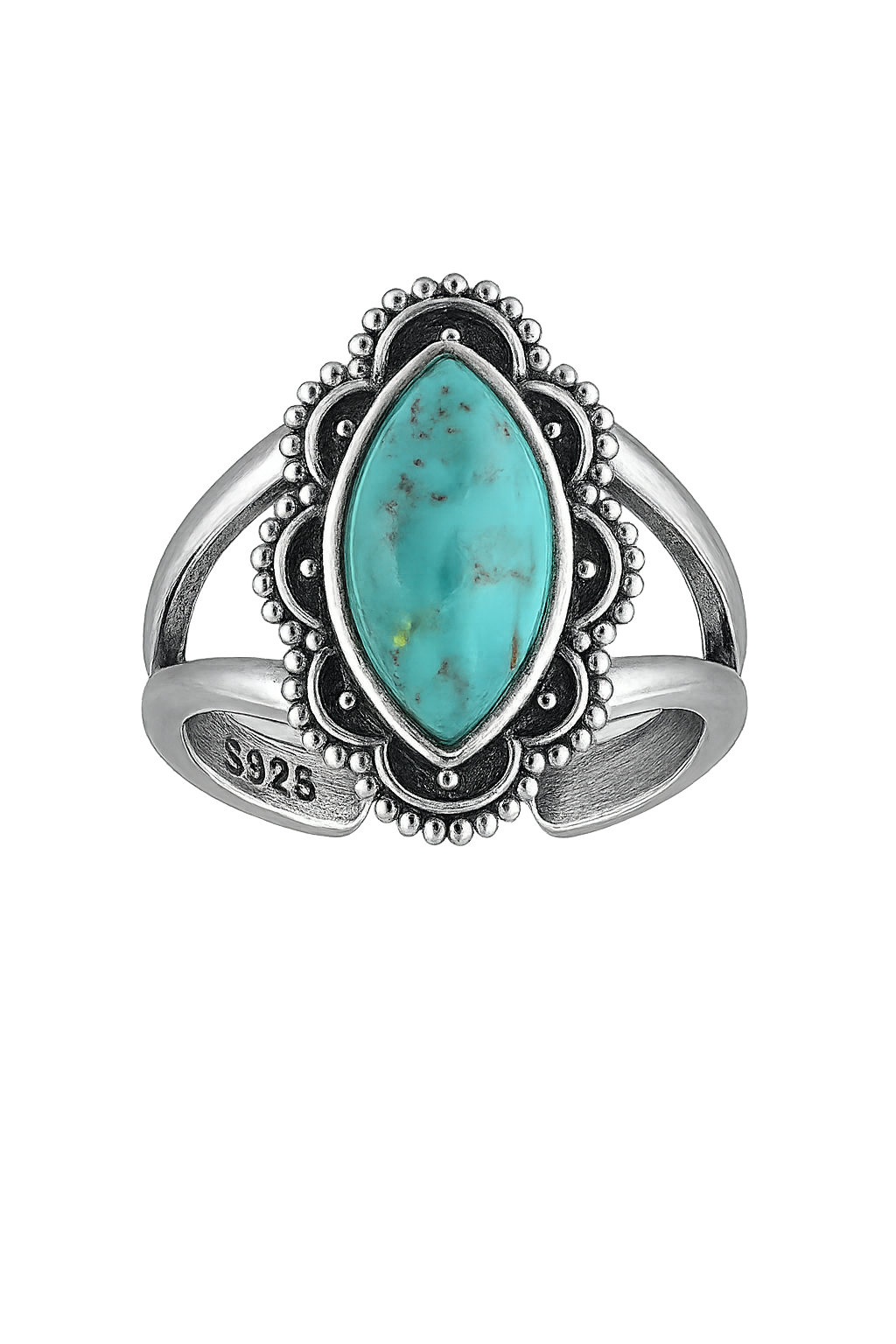 Anillo de Plata con Mineral Turquesa – Belleza y Energía Protectora