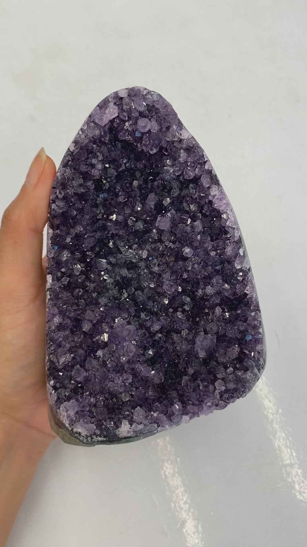 Drusa de Amatista Natural 800g–1kg – Cristal de Alta Calidad